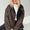Femora Nunez Faux Leather Jacket for Women – Washed Brown / Black
