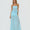 femora Jesemia Halter Blouson Maxi Dress Blue – Blue Halter Neck Blouson Evening Maxi Dress