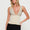 femora Briannah Contrast Corset Top Cream Polka Dot – Cream Polka Dot Contrast Corset Top