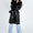 Femora Brooklyn Faux Leather Long Coat for Women – Black