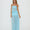 femora Jesemia Halter Blouson Maxi Dress Blue – Blue Halter Neck Blouson Evening Maxi Dress