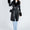 Femora Brooklyn Faux Leather Long Coat for Women – Black