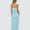 femora Jesemia Halter Blouson Maxi Dress Blue – Blue Halter Neck Blouson Evening Maxi Dress