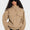 Femora Double Life Funnel Neck Cargo Jacket for Women – Beige