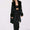 Femora Brooklyn Faux Leather Long Coat for Women – Black